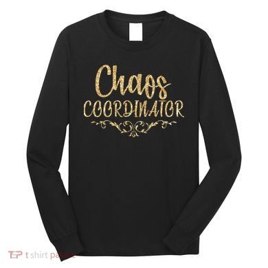 Limited Chaos Coordinator Gold Script Long Sleeve Shirt