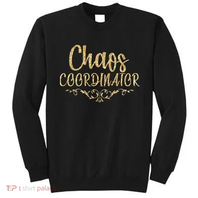 Limited Chaos Coordinator Gold Script Sweatshirt