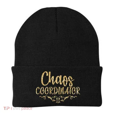 Limited Chaos Coordinator Gold Script Beanie
