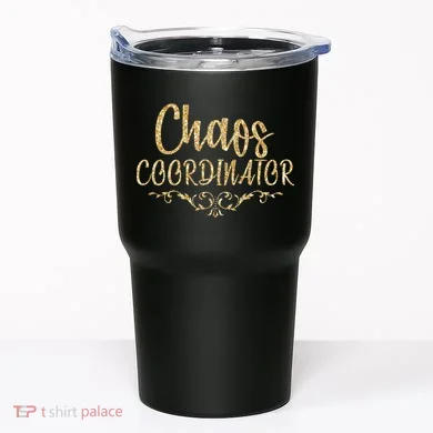 Limited Chaos Coordinator Gold Script Tumbler
