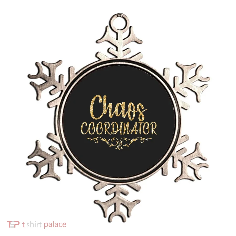 Limited Chaos Coordinator Gold Script Ornament