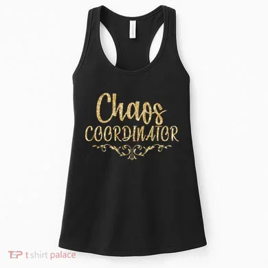 Limited Chaos Coordinator Gold Script Women's Tank Top