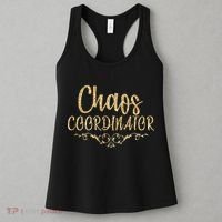 Limited Chaos Coordinator Gold Script Women's Tank Top thumb 3