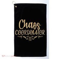 Limited Chaos Coordinator Gold Script Golf Towel thumb 0