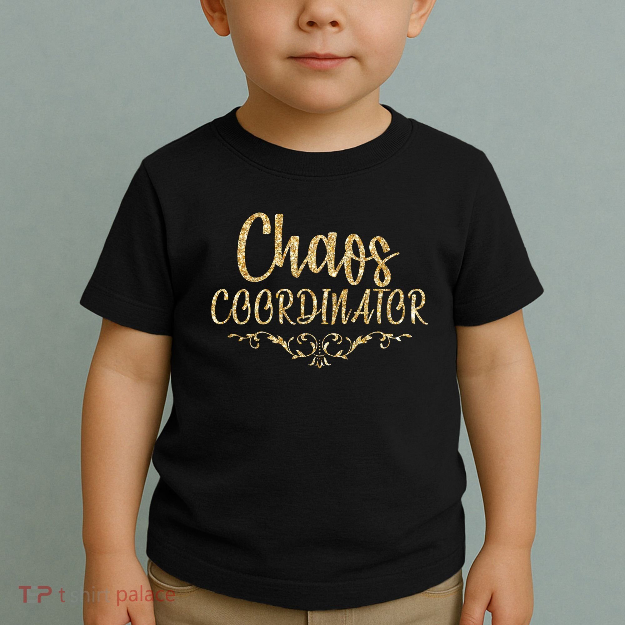 Limited Chaos Coordinator Gold Script Toddler T-Shirt