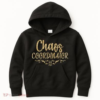 Limited Chaos Coordinator Gold Script Kids Hoodie