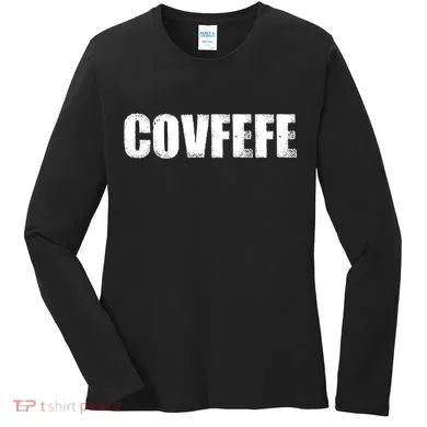 Limited Edition - Distressed Covfefe Women's Long Sleeve Shirt