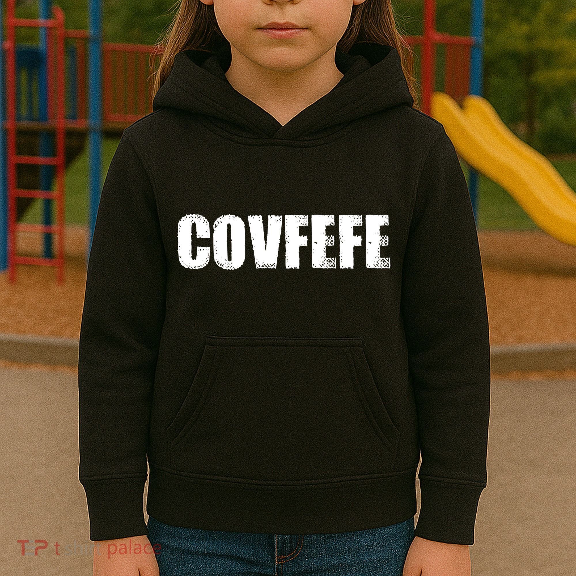 Limited Edition - Distressed Covfefe Kids Hoodie