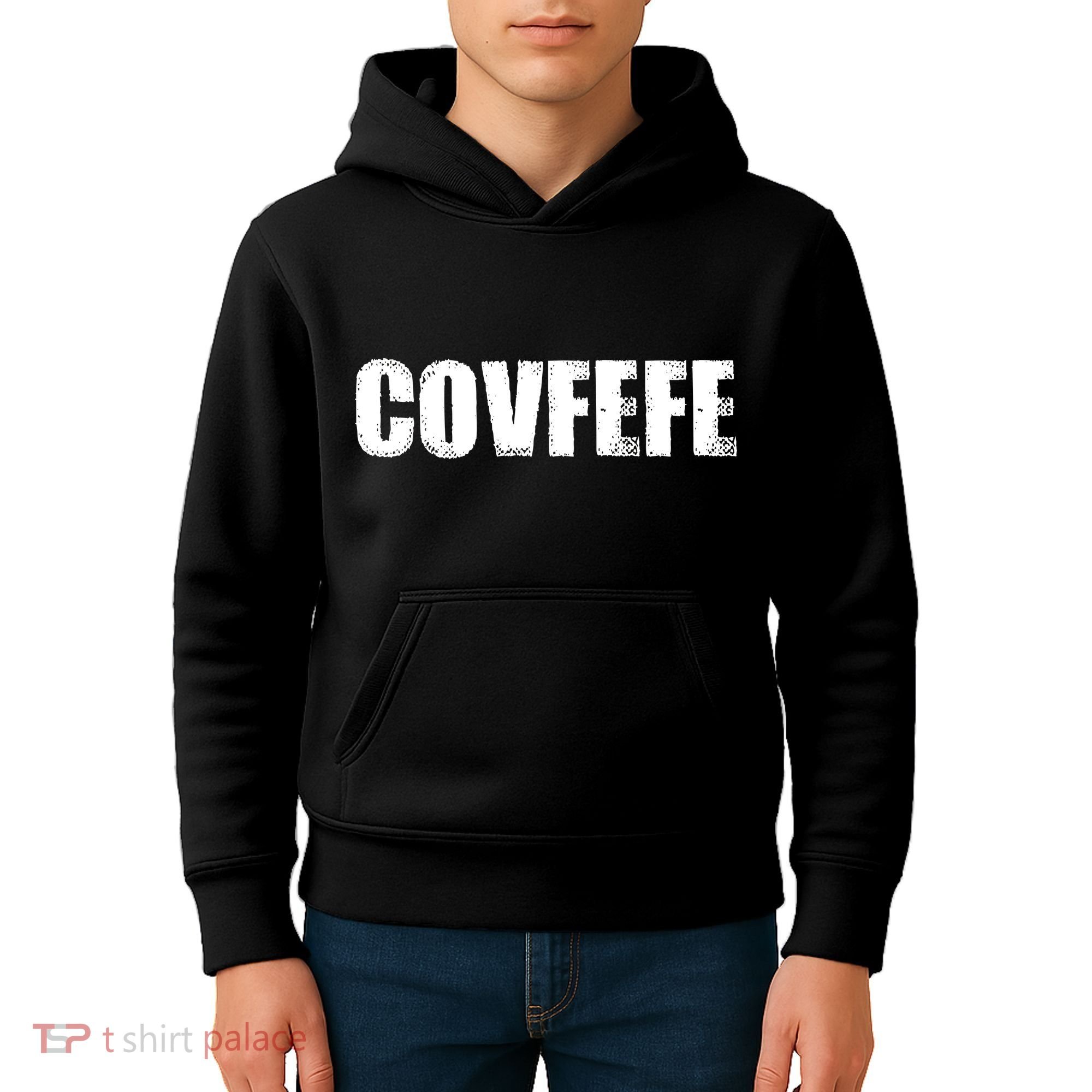 Limited Edition - Distressed Covfefe Kids Hoodie