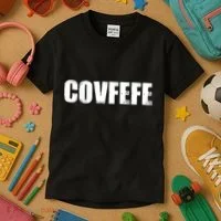 Limited Edition - Distressed Covfefe Kids T-Shirt thumb 3