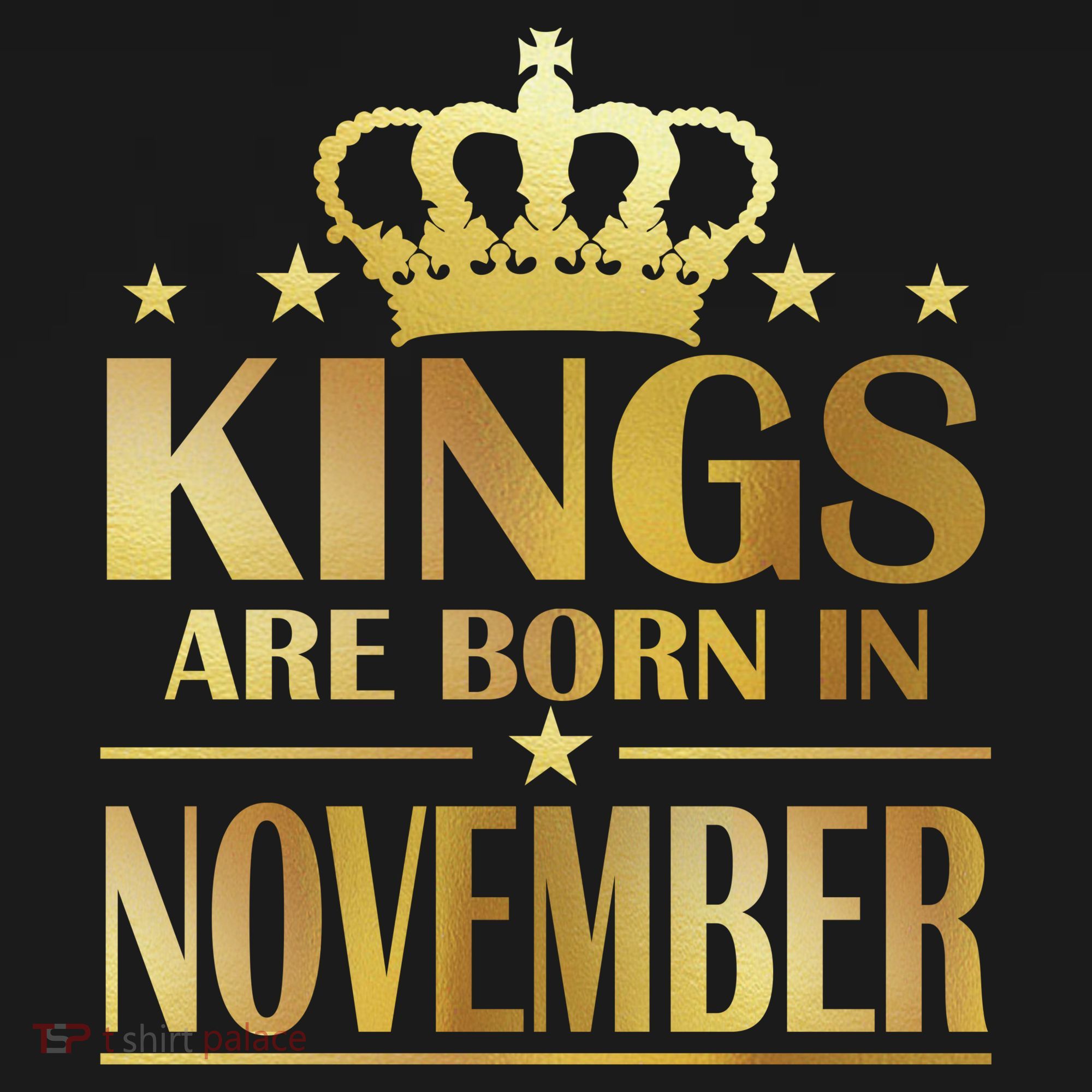 Limited Edition - Kings Are Born in November Baby Bodysuit