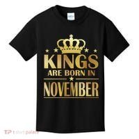 Limited Edition - Kings Are Born in November Kids T-Shirt thumb 0