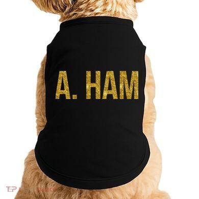 Limited Edition A. Ham Gold Foil Print Doggie Tank