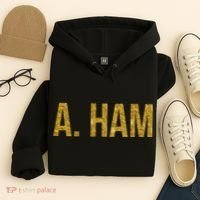 Limited Edition A. Ham Gold Foil Print Hoodie thumb 4