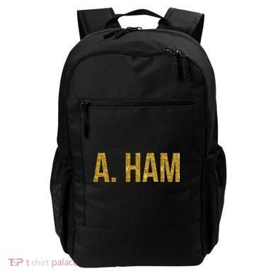 Limited Edition A. Ham Gold Foil Print Backpack