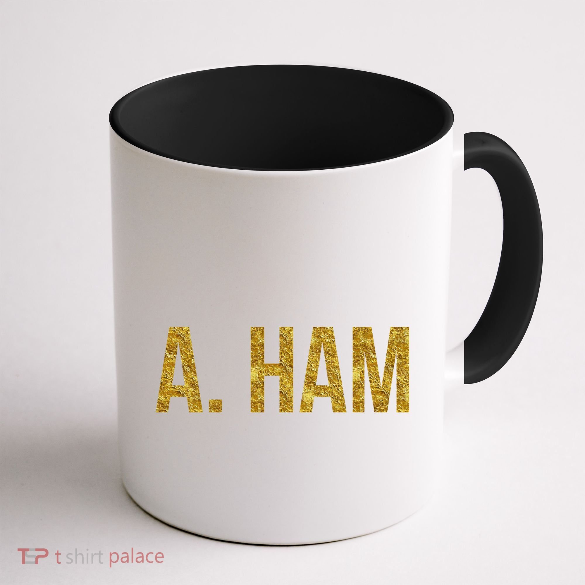 Limited Edition A. Ham Gold Foil Print Coffee Mug