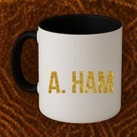 Limited Edition A. Ham Gold Foil Print Coffee Mug thumb 2