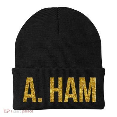 Limited Edition A. Ham Gold Foil Print Beanie