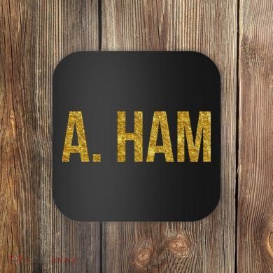 Limited Edition A. Ham Gold Foil Print Coaster