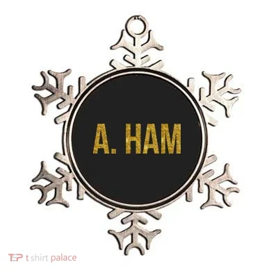 Limited Edition A. Ham Gold Foil Print Ornament