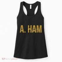 Limited Edition A. Ham Gold Foil Print Women's Tank Top thumb 0
