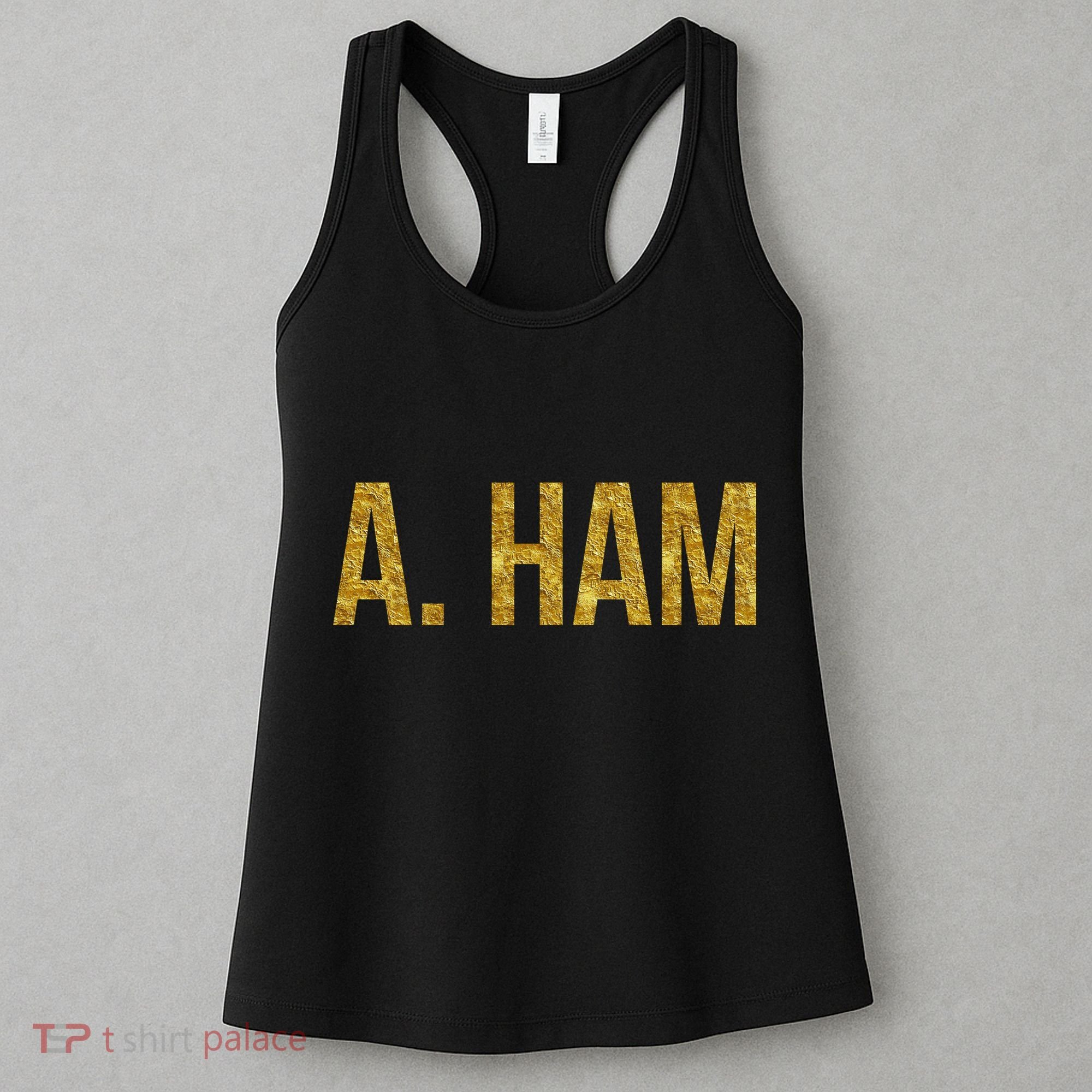 Limited Edition A. Ham Gold Foil Print Women's Tank Top