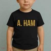 Limited Edition A. Ham Gold Foil Print Toddler T-Shirt thumb 2