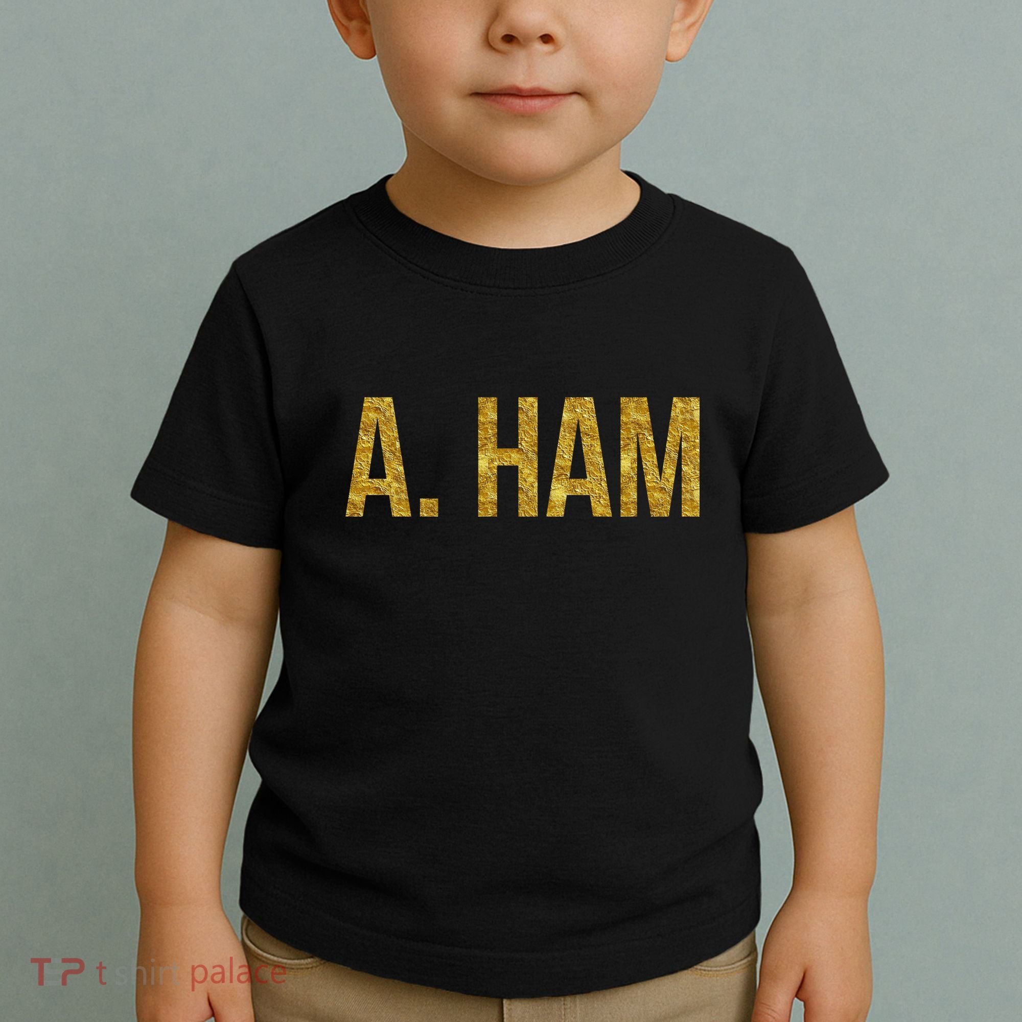Limited Edition A. Ham Gold Foil Print Toddler T-Shirt