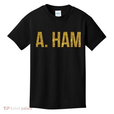Limited Edition A. Ham Gold Foil Print Kids T-Shirt