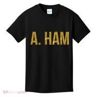Limited Edition A. Ham Gold Foil Print Kids T-Shirt thumb 0
