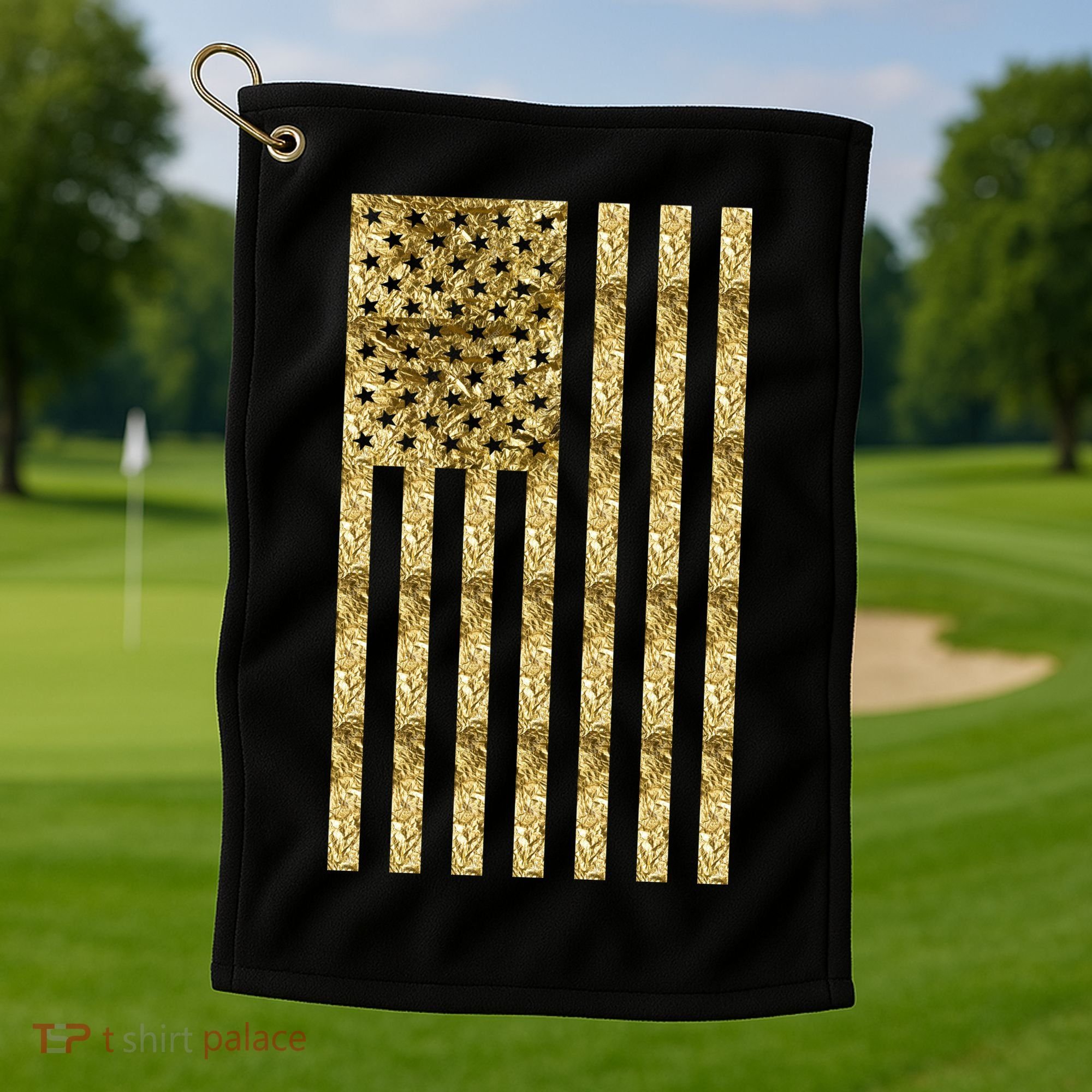 Limited Edition American USA Flag Golf Towel