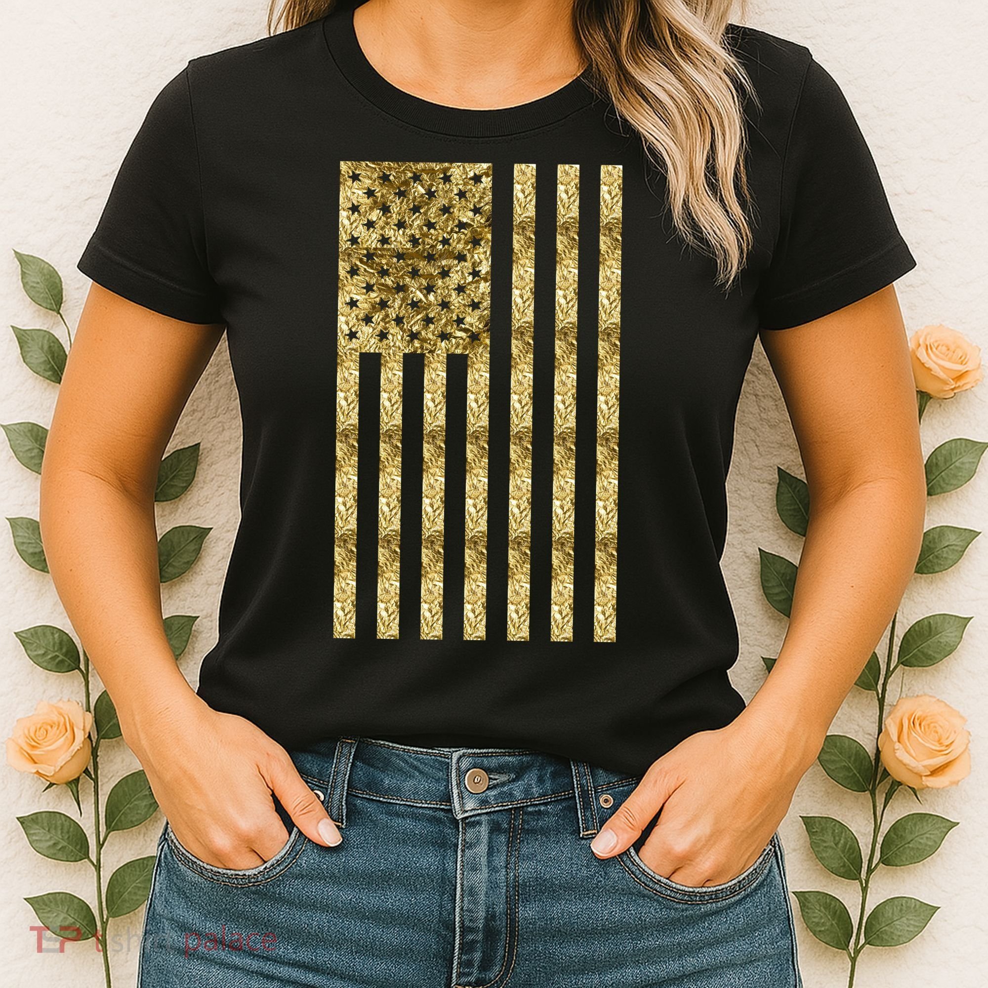 Limited Edition American USA Flag Women's T-Shirt