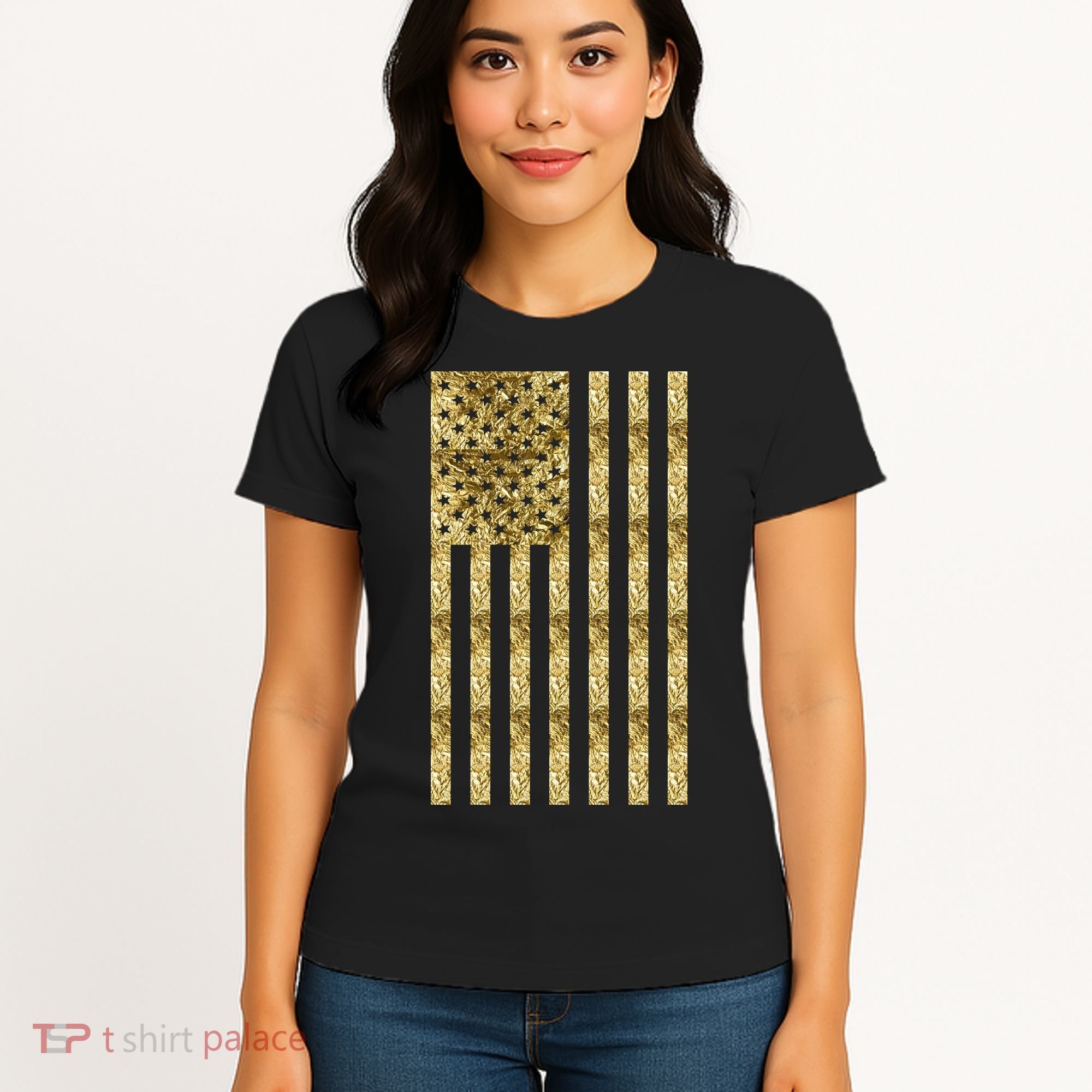 Limited Edition American USA Flag Women's T-Shirt