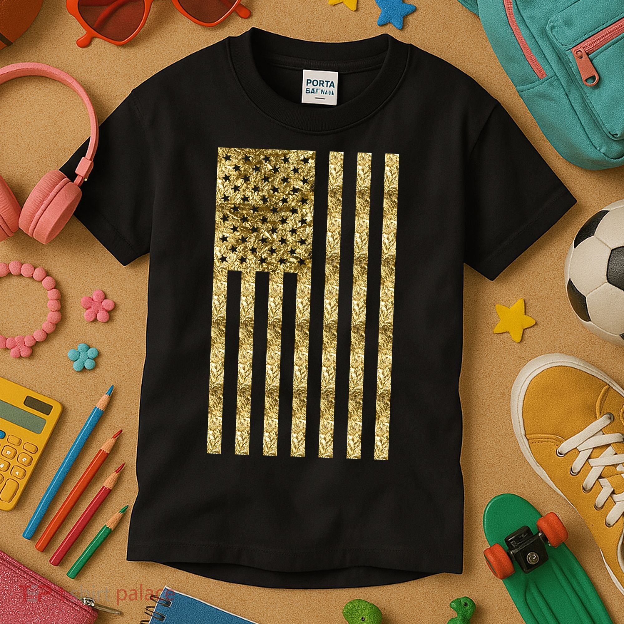 Limited Edition American USA Flag Kids T-Shirt