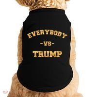 Limited Edition Everybody VS Trump Gold Print Doggie Tank thumb 0