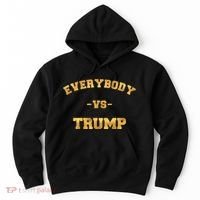 Limited Edition Everybody VS Trump Gold Print Hoodie thumb 0