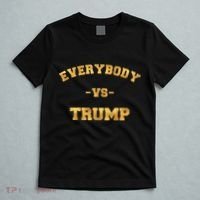Limited Edition Everybody VS Trump Gold Print T-Shirt thumb 5