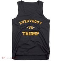 Limited Edition Everybody VS Trump Gold Print Tank Top thumb 0