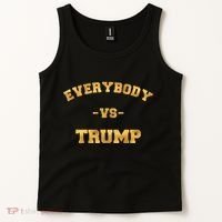 Limited Edition Everybody VS Trump Gold Print Tank Top thumb 2