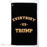 Limited Edition Everybody VS Trump Gold Print Golf Towel thumb 0