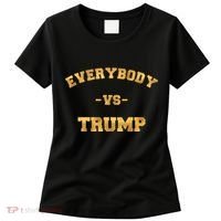 Limited Edition Everybody VS Trump Gold Print Women's T-Shirt thumb 0