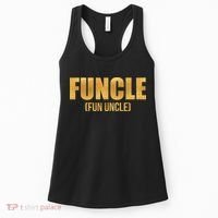 Limited Edition FUNCLE Fun Uncle Gold Print Women's Tank Top thumb 0