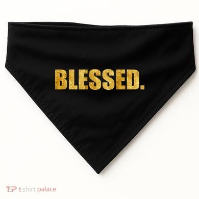 Limited Edition Gold Blessed USA-Made Doggie Bandana