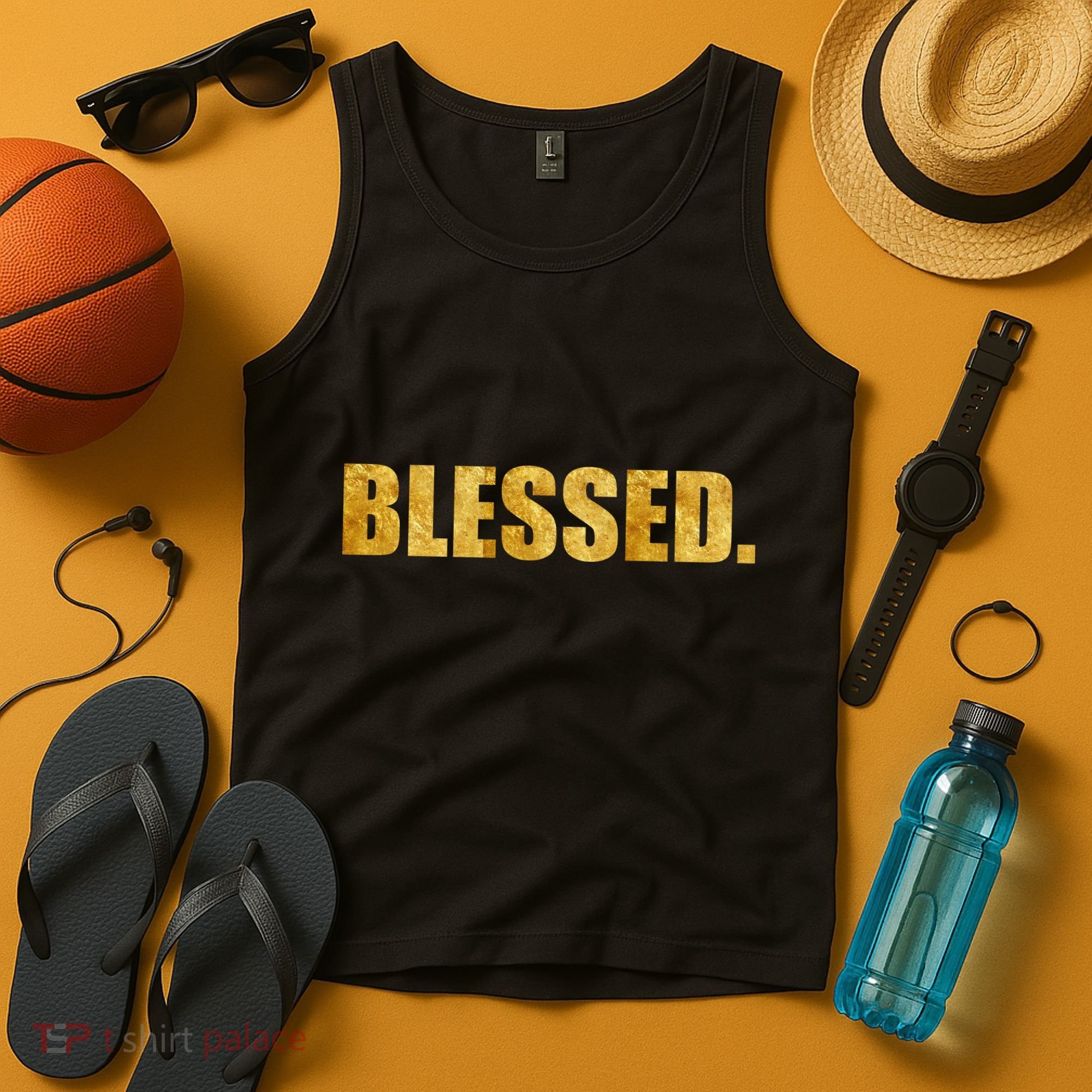 Limited Edition Gold Blessed Tank Top