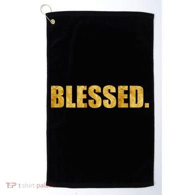 Limited Edition Gold Blessed Golf Towel