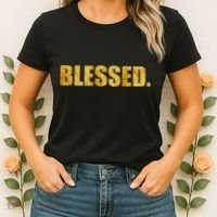 Limited Edition Gold Blessed Women's T-Shirt thumb 2