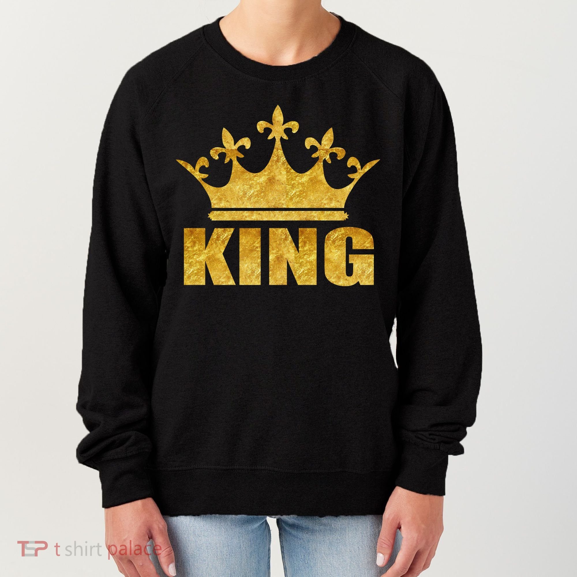 Limited Edition King Gold Print Women's Sweatshirt