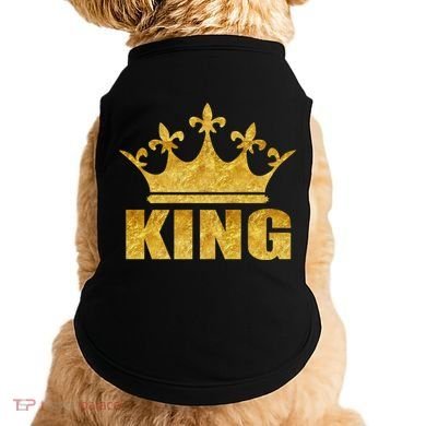 Limited Edition King Gold Print Doggie Tank