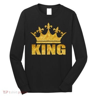 Limited Edition King Gold Print Long Sleeve Shirt