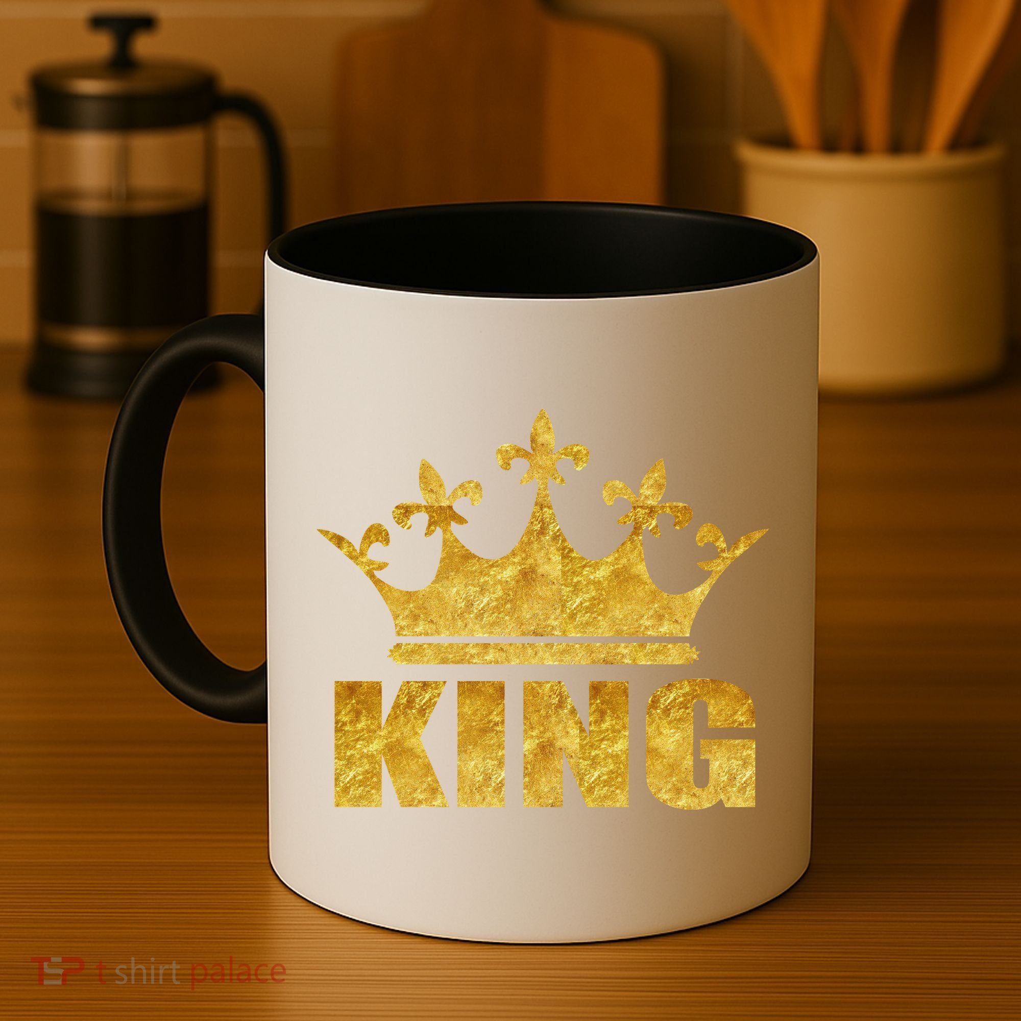 Limited Edition King Gold Print Coffee Mug